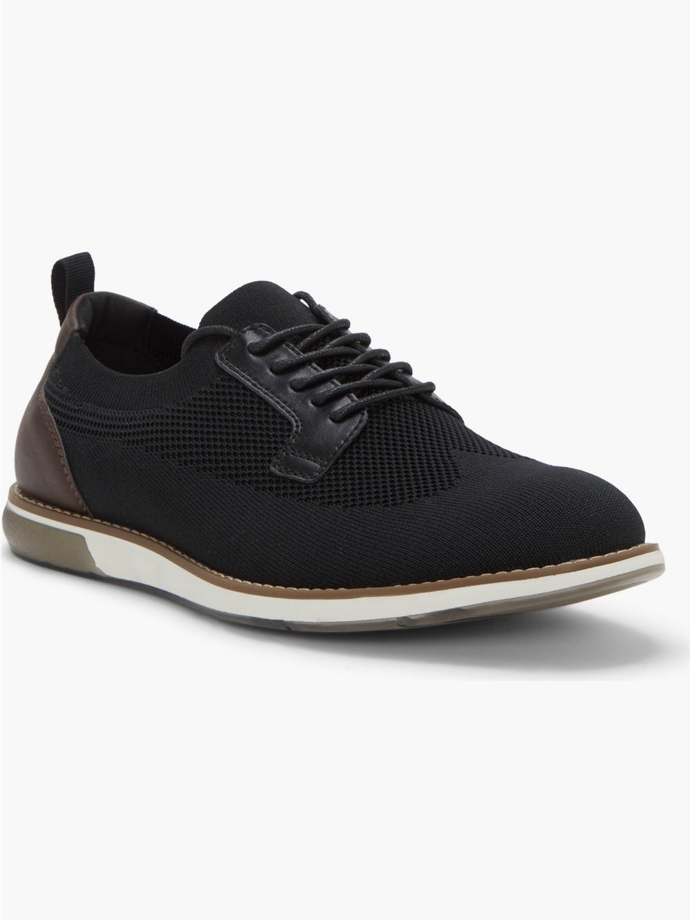 Vince Camuto Ellyot wingtip derby sneaker black dress work shoe woven men’s
